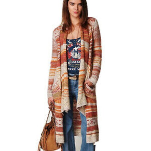 Free People Sweaters - Free People | Yesterday's Smile Fair Isle Open Cardigan Alpaca Wool | Small